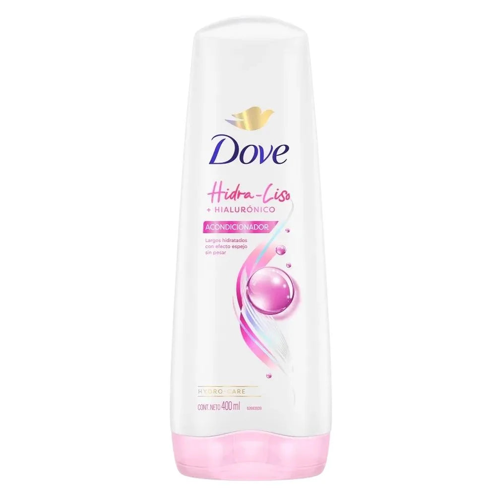 ACONDICIONADOR DOVE HIDRA-LISO + HIALURÓNICO 400 ML