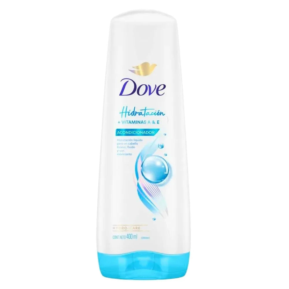 ACONDICIONADOR DOVE HIDRATACIÓN + VITAMINAS A&E 400 ML