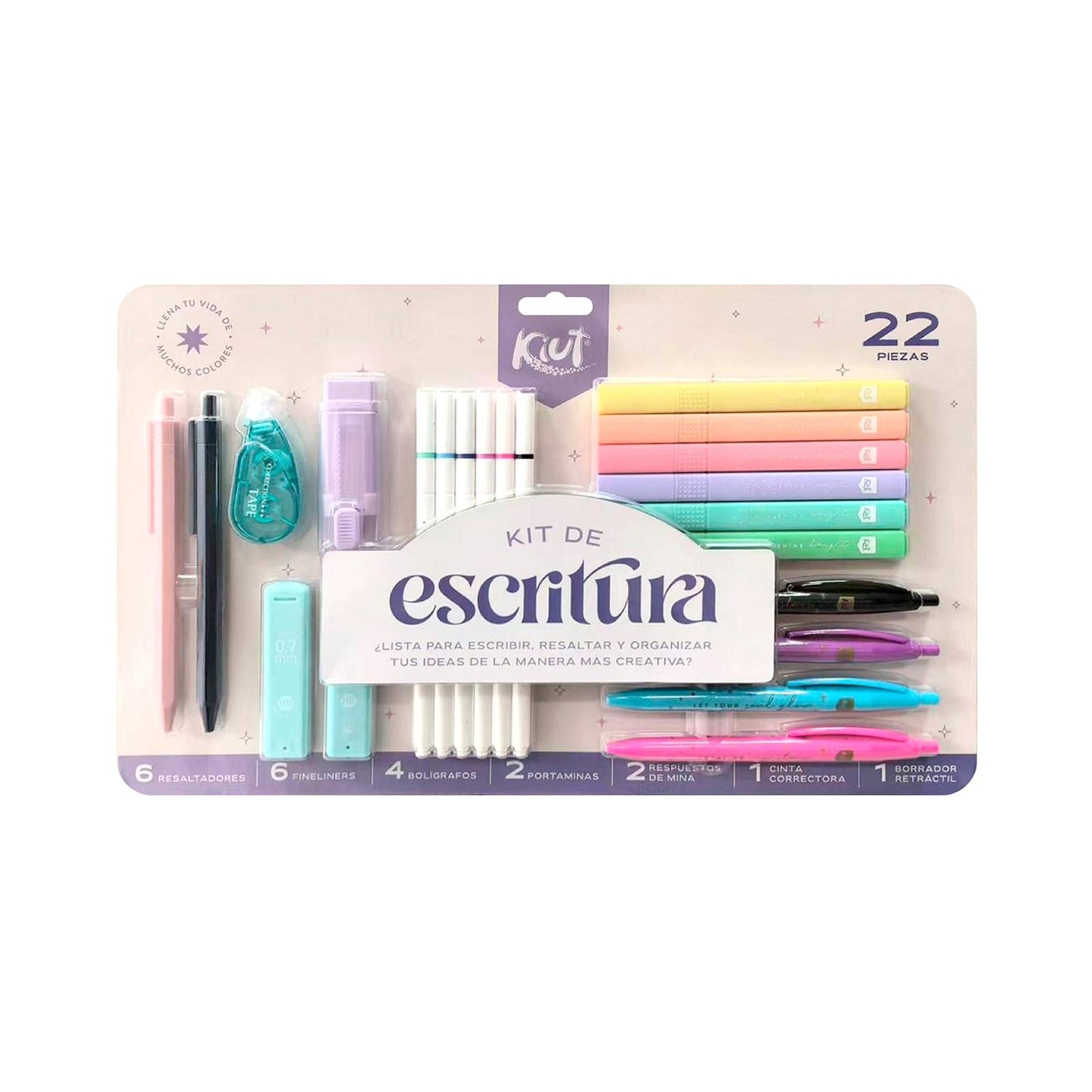 KIT KIUT ESCRITURA * 22 PIEZAS