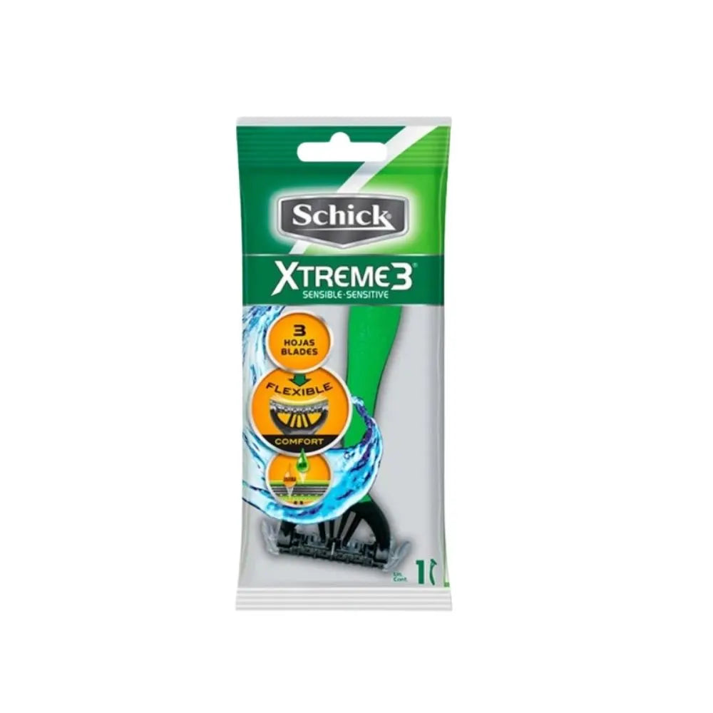 MÁQUINA PARA AFEITAR SCHICK XTREME 3 HOJAS