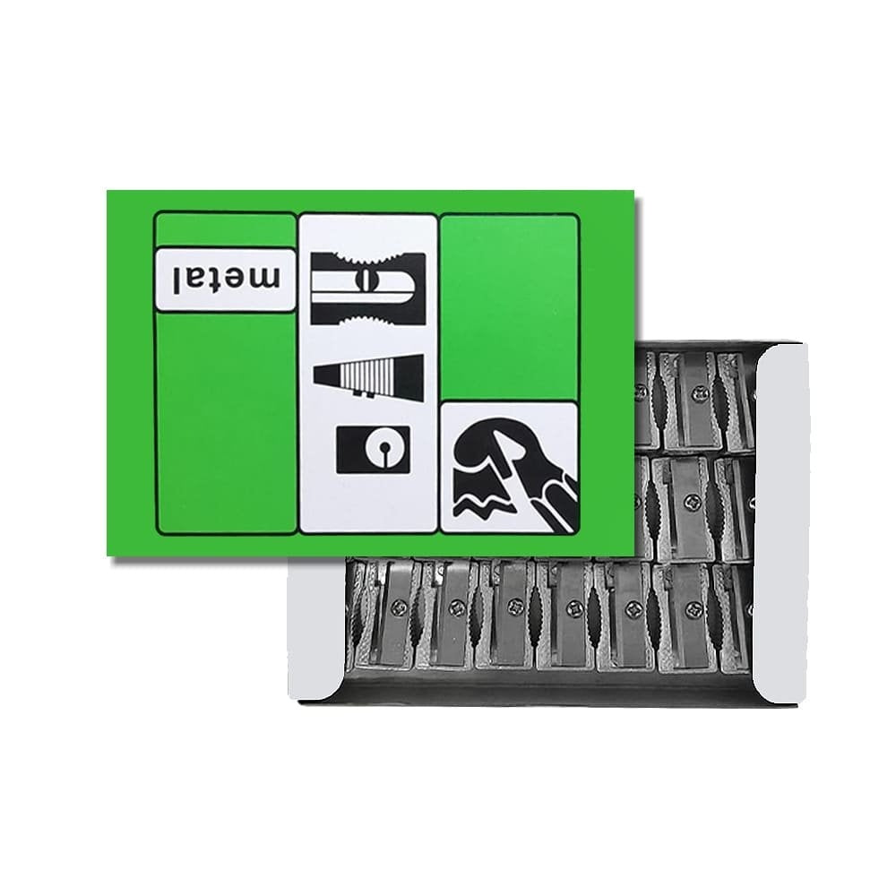 SACAPUNTA METALICO CAJA VERDE UNID