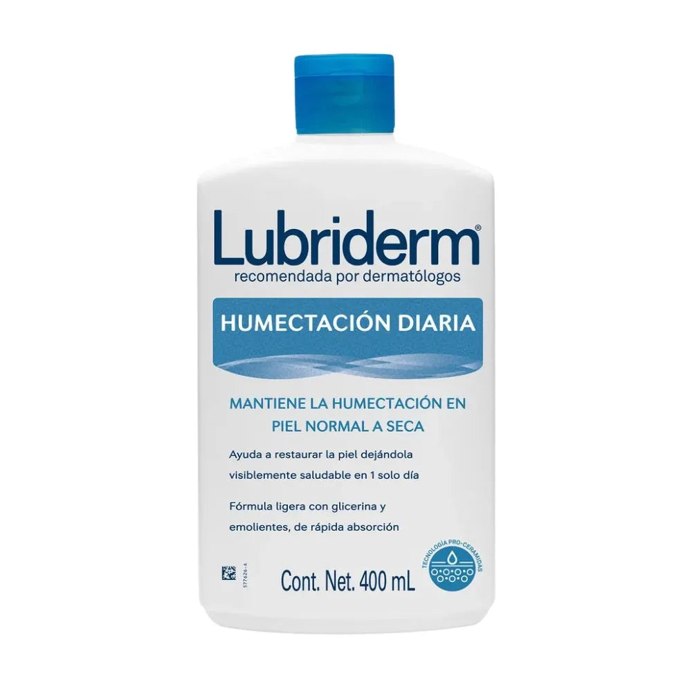 LUBRIDERM HUMECTACIÓN DIARIA 400 ML
