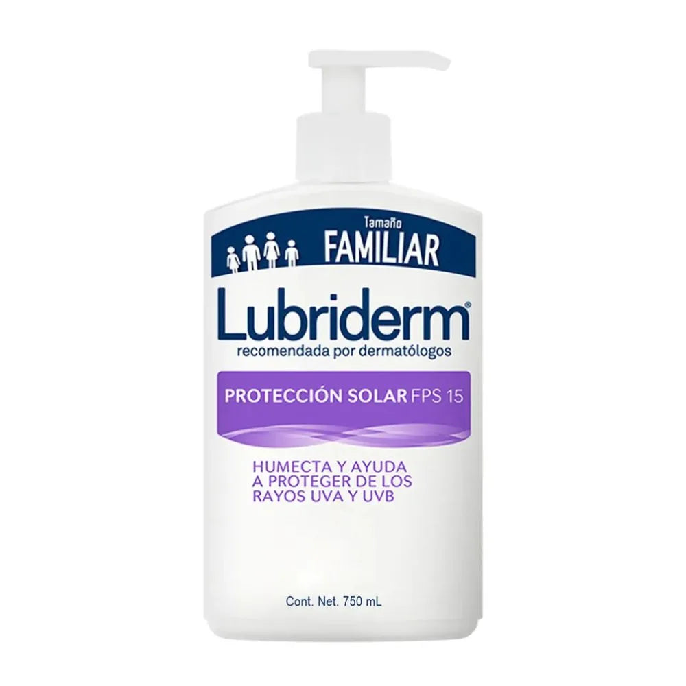 LUBRIDERM PROTECCIÓN SOLAR FPS 15 750 ML
