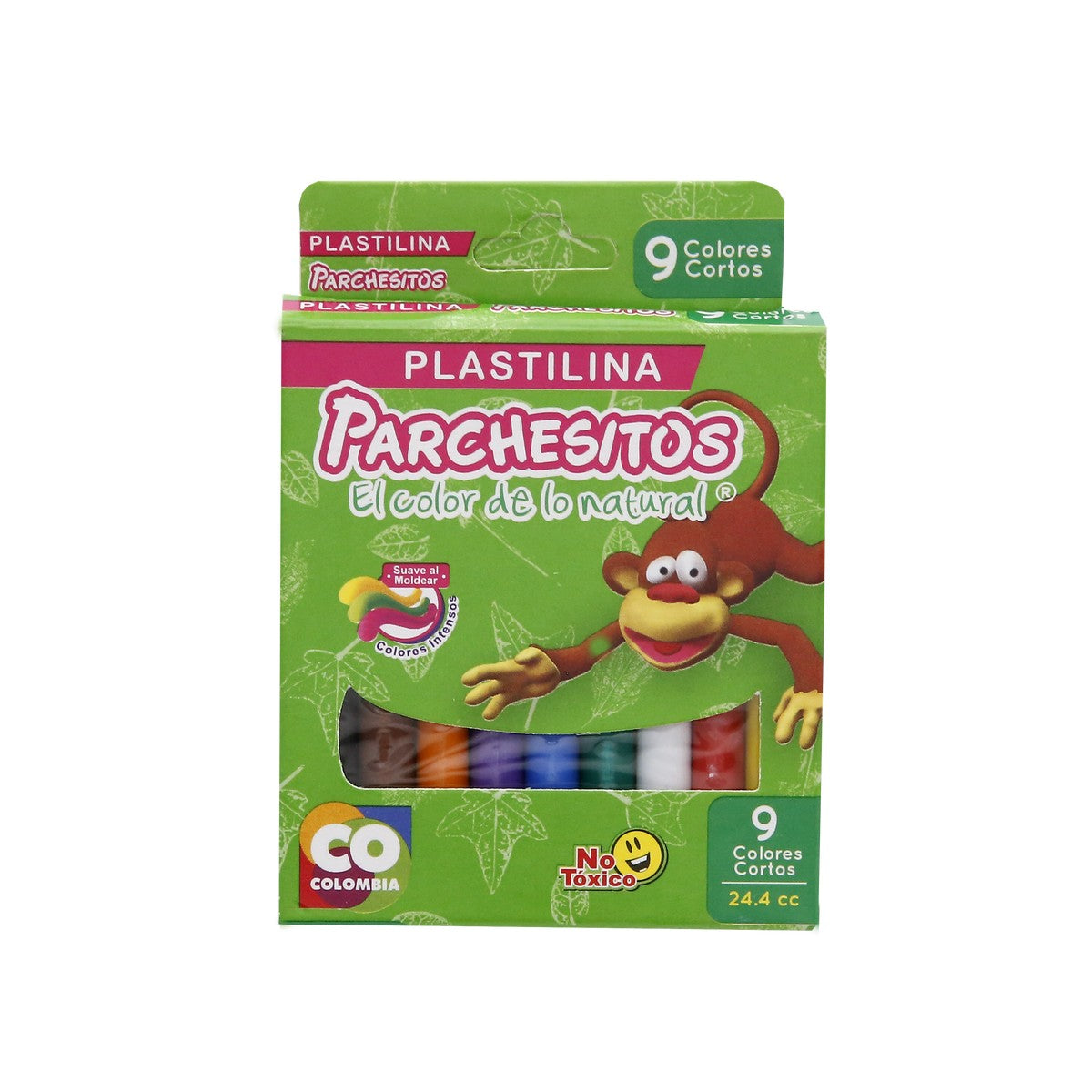 PLASTILINA PARCHESITOS * 9 CORTA