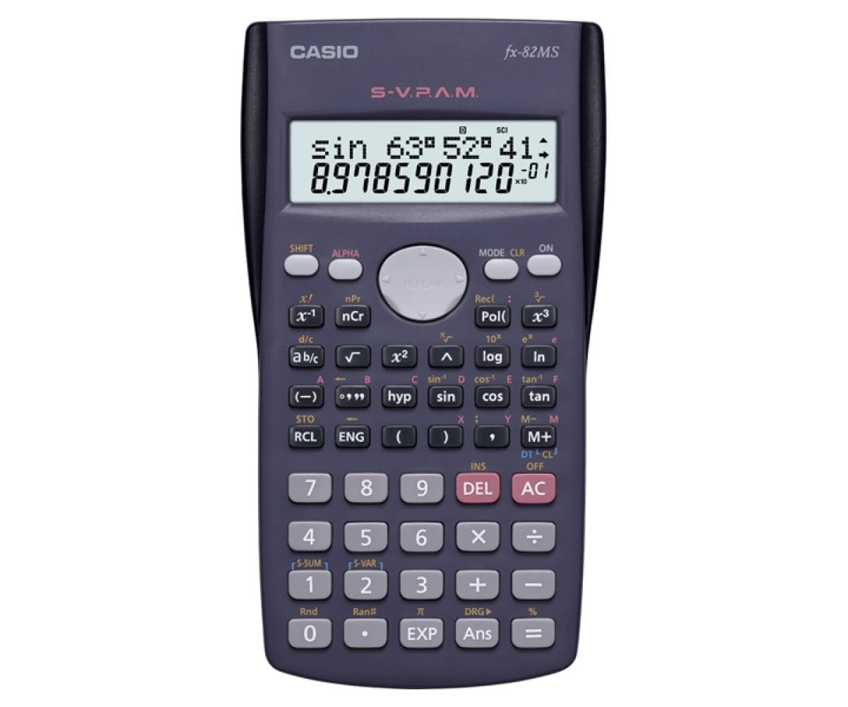 CALCULADORA CASIO CIENTIFICA FX-82MS 240 FUNC