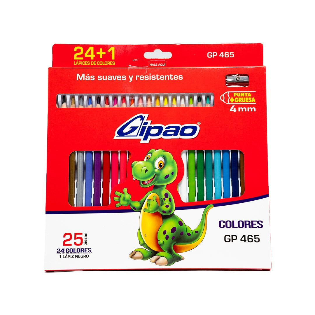 COLOR GIPAO * 25 UNIPUNTA 4MM GP465