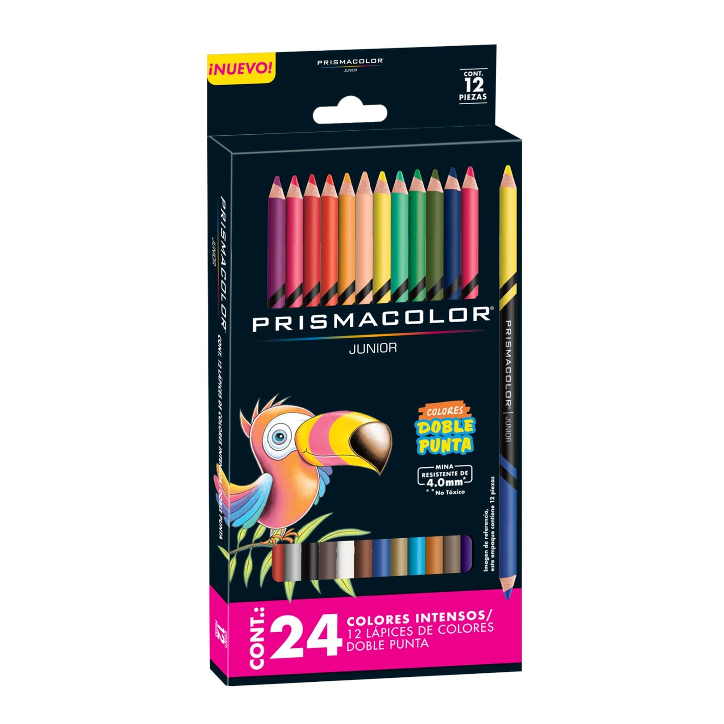 COLOR PRISMACOLOR * 12 DOBLE PUNTA JUNIOR