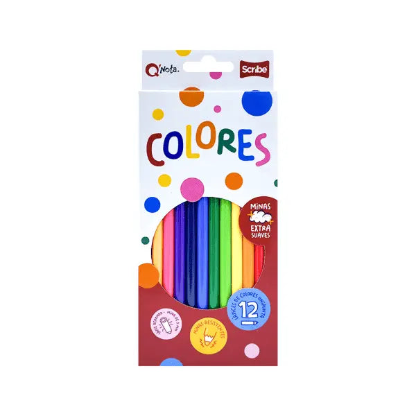 COLOR SCRIBE Q NOTA * 12 UNIPUNTA