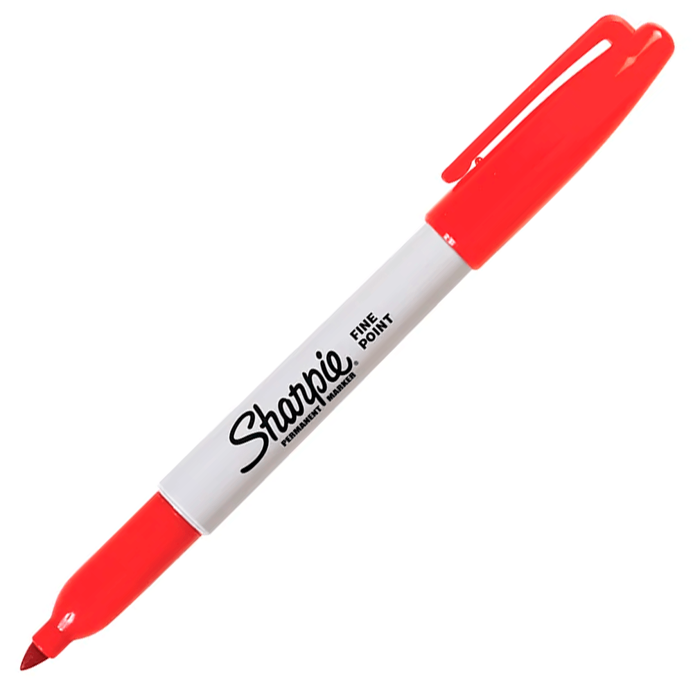 MARCADOR SHARPIE PUNTA FINA NEGRO UND