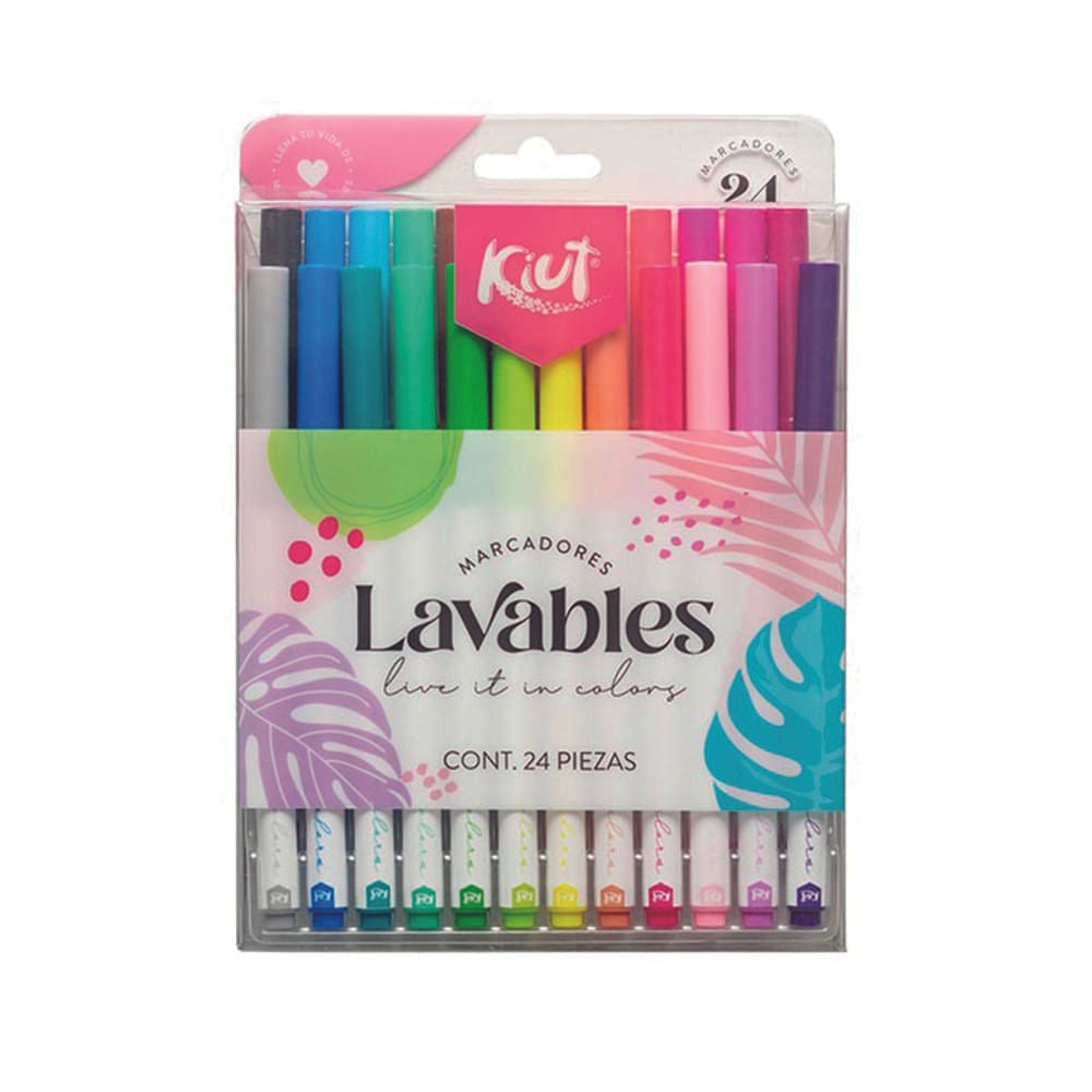 MARCADOR KIUT LAVABLE * 24