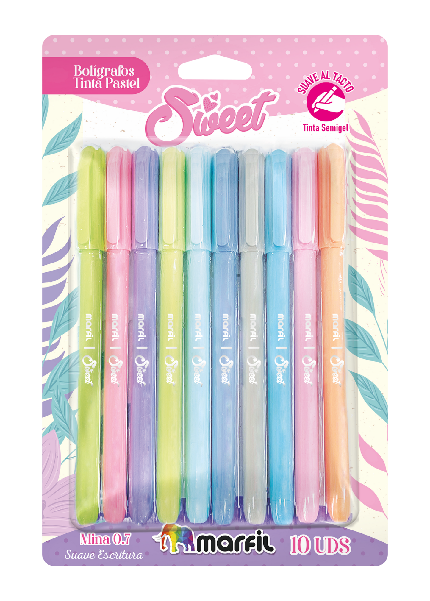 LAPICERO MARFIL PASTEL 0.7 ESTUCHE * 10