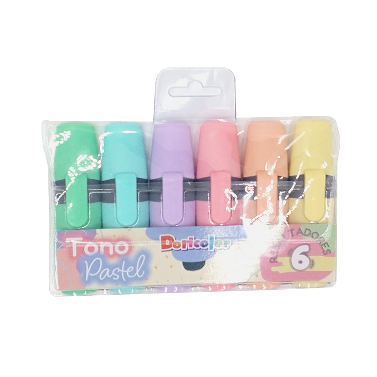 RESALTADOR DORICOLOR PASTEL MINI ESTUCHE * 6