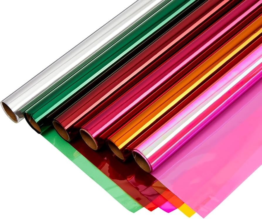 PAPEL CELOFAN COLOR ROLLO * 10