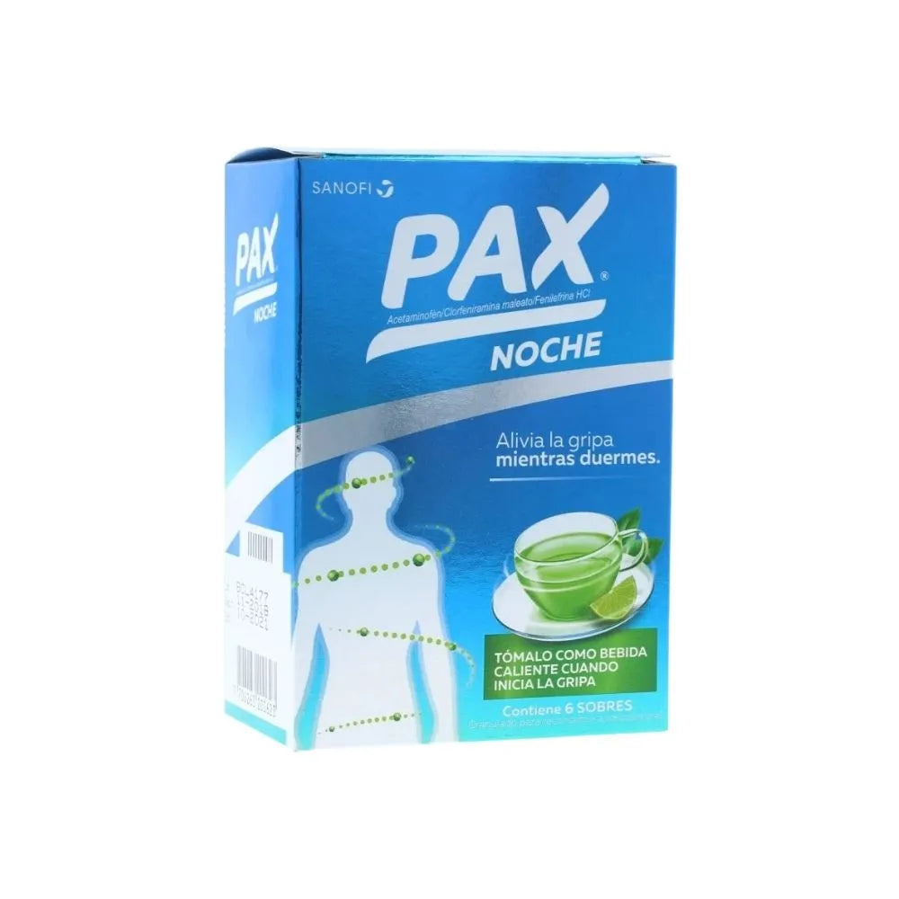 PAX NOCHE CAJA X 6 SOBRES