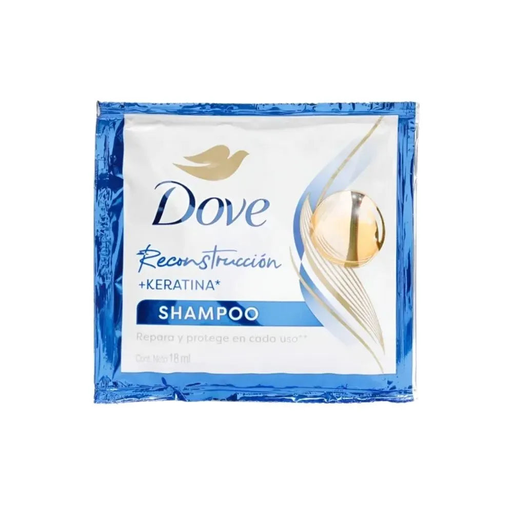 SHAMPOO DOVE RECONSTRUCCIÓN + KERATINA SOBRE