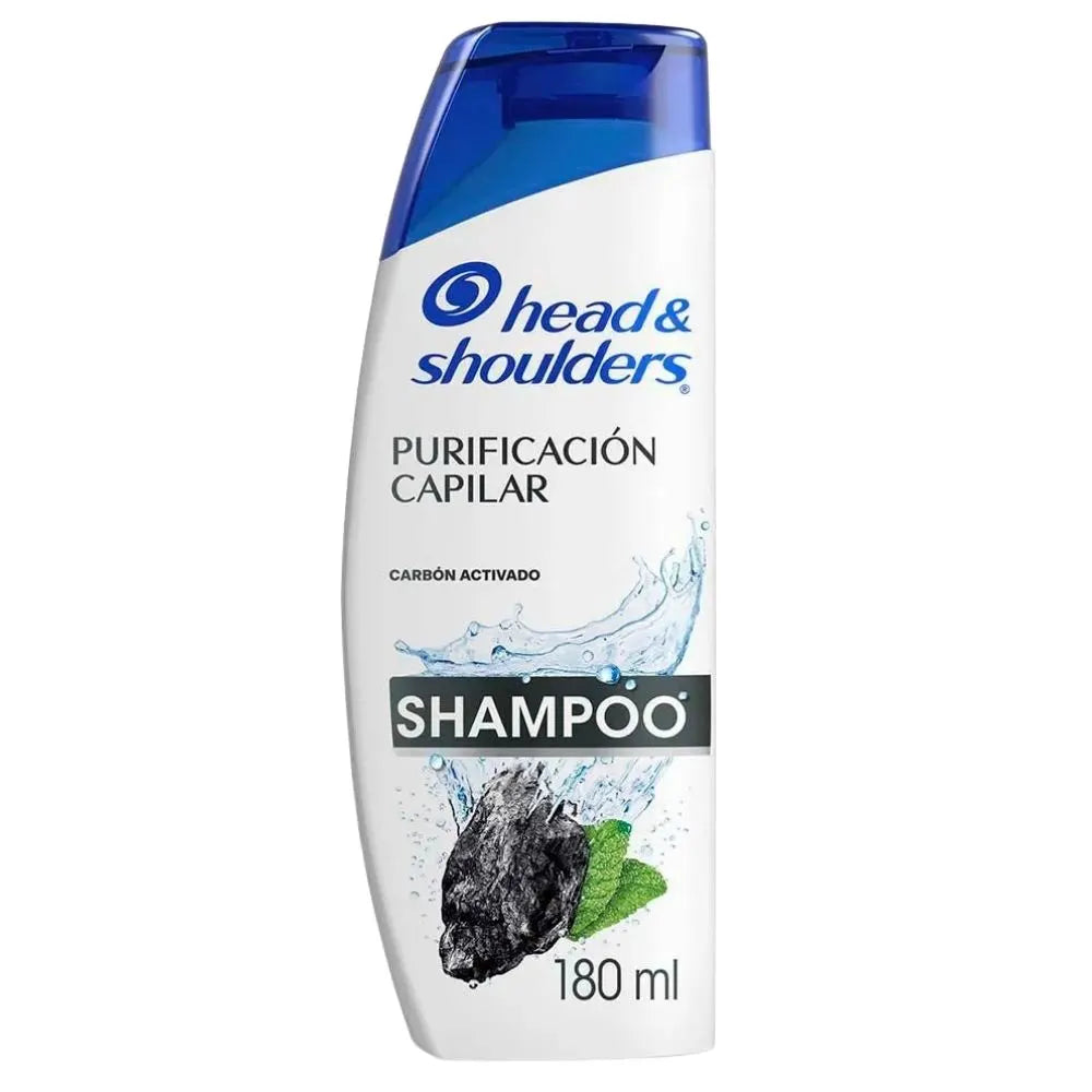 SHAMPOO HEAD & SHOULDERS PURIFICACIÓN CAPILAR 180 ML