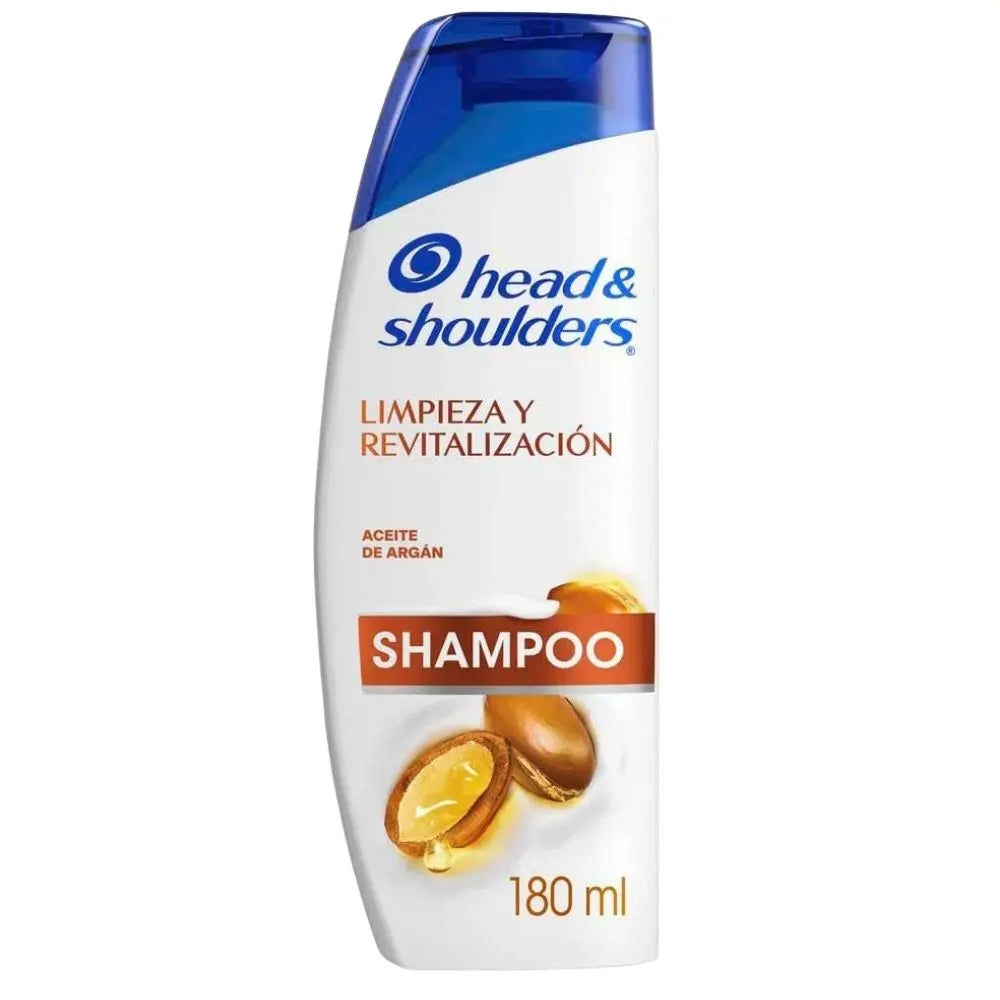 SHAMPOO HEAD & SHOULDERS LIMPIEZA Y REVITALIZACIÓN 180 ML