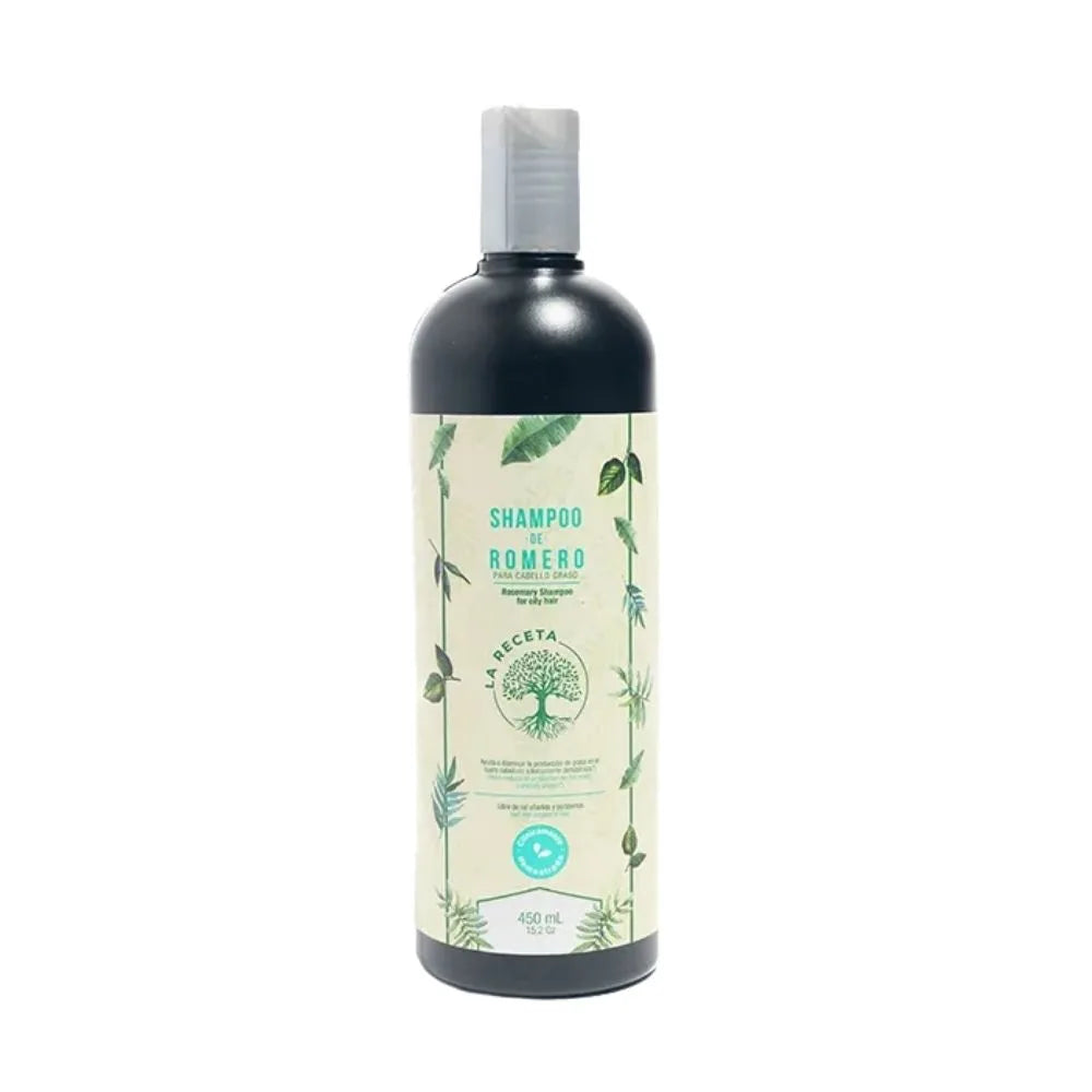 SHAMPOO DE ROMERO LA RECETA 450 ML