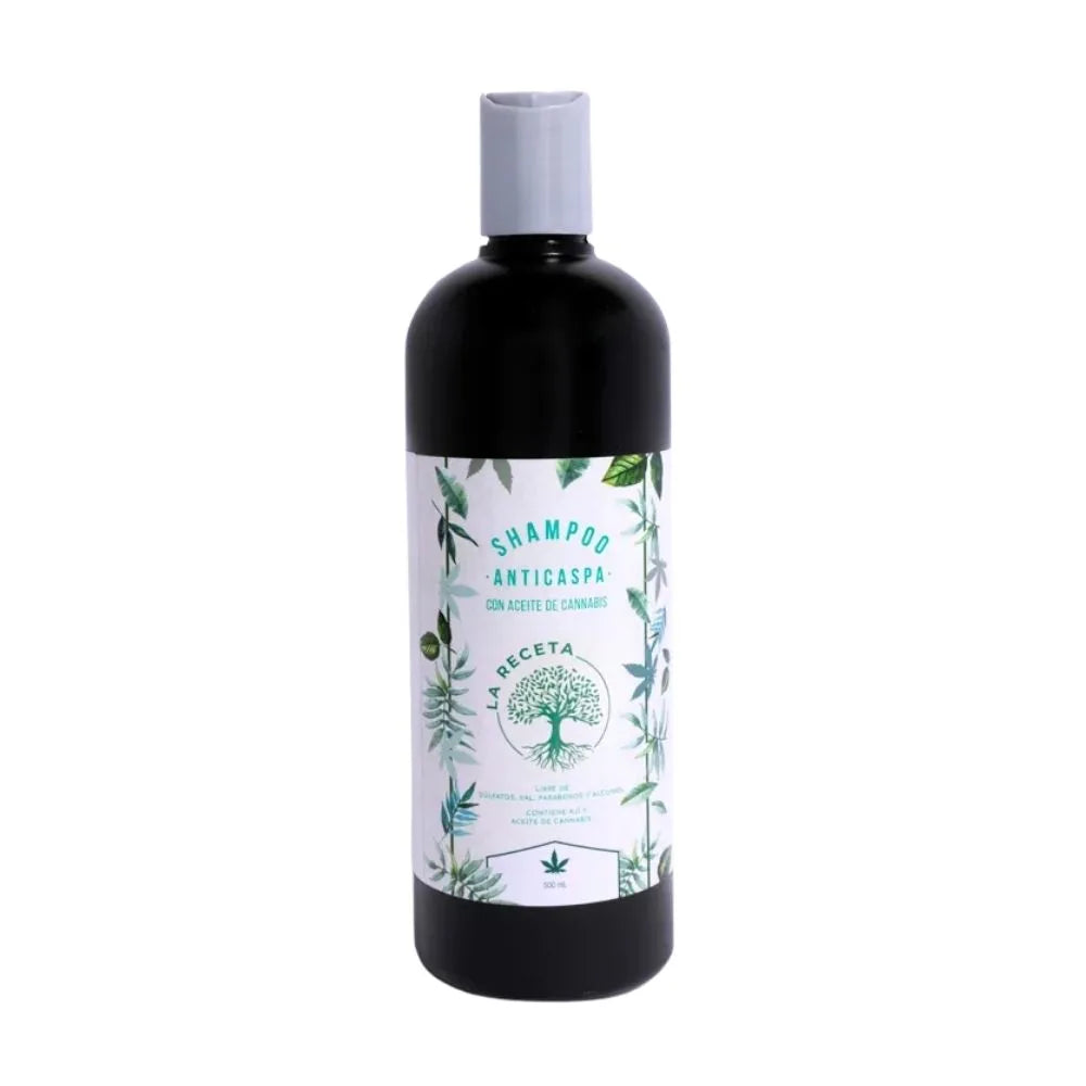 SHAMPOO ANTICASPA LA RECETA 500 ML