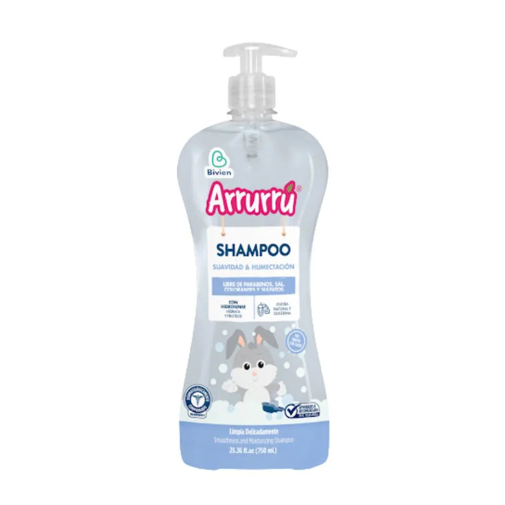 SHAMPOO 2 EN 1 SUAVIDAD Y HUMECTACIÓN ARRURRÚ 750 ML