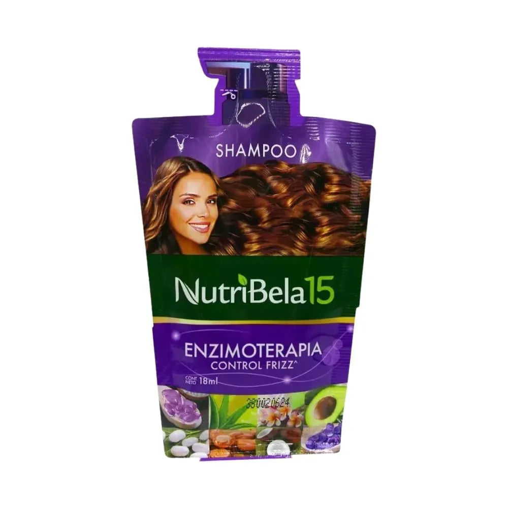 SHAMPOO NUTRIBELA ENZIMOTERAPIA SOBRES 18 ML
