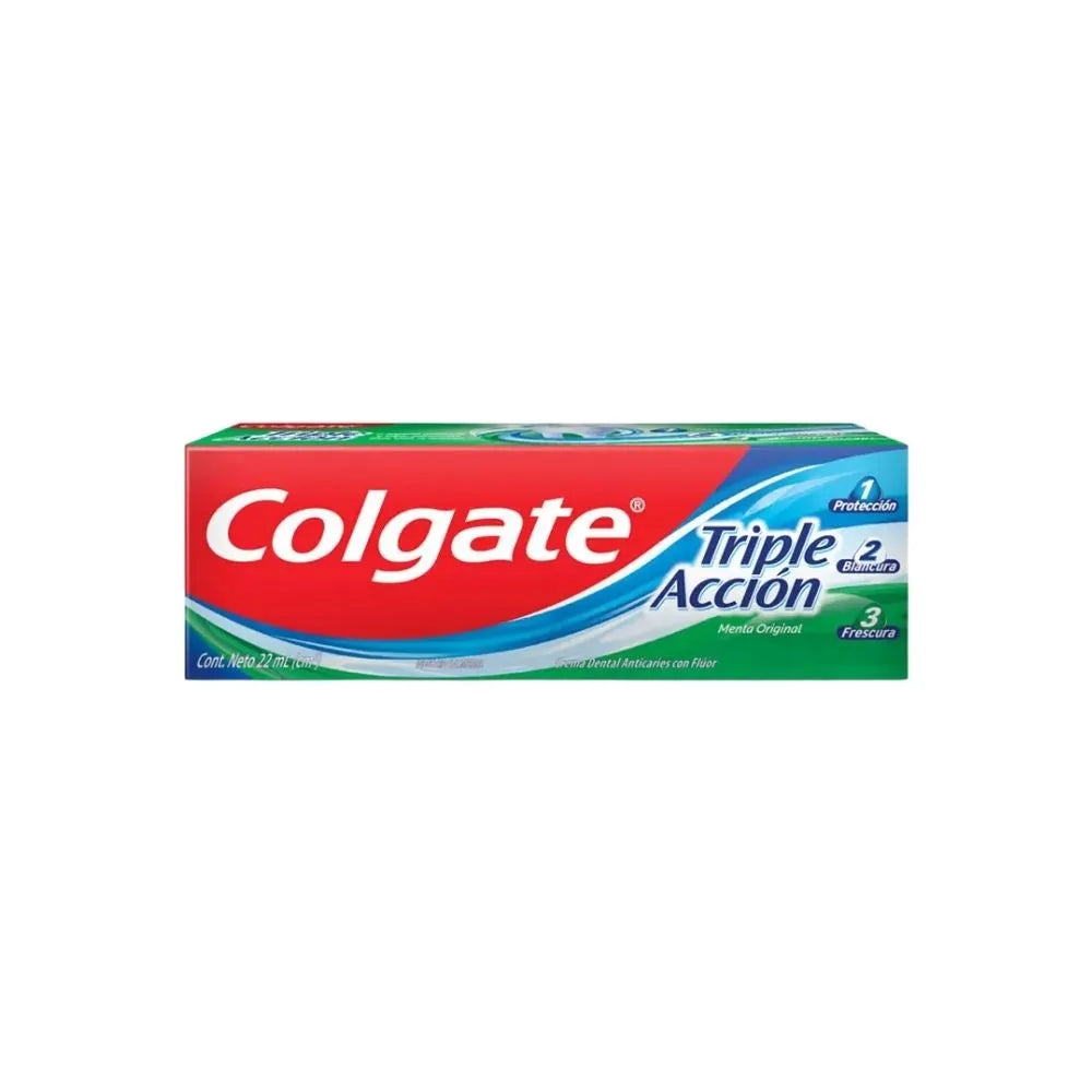 CREMA DENTAL COLGATE TRIPLE ACCIÓN 22 ML