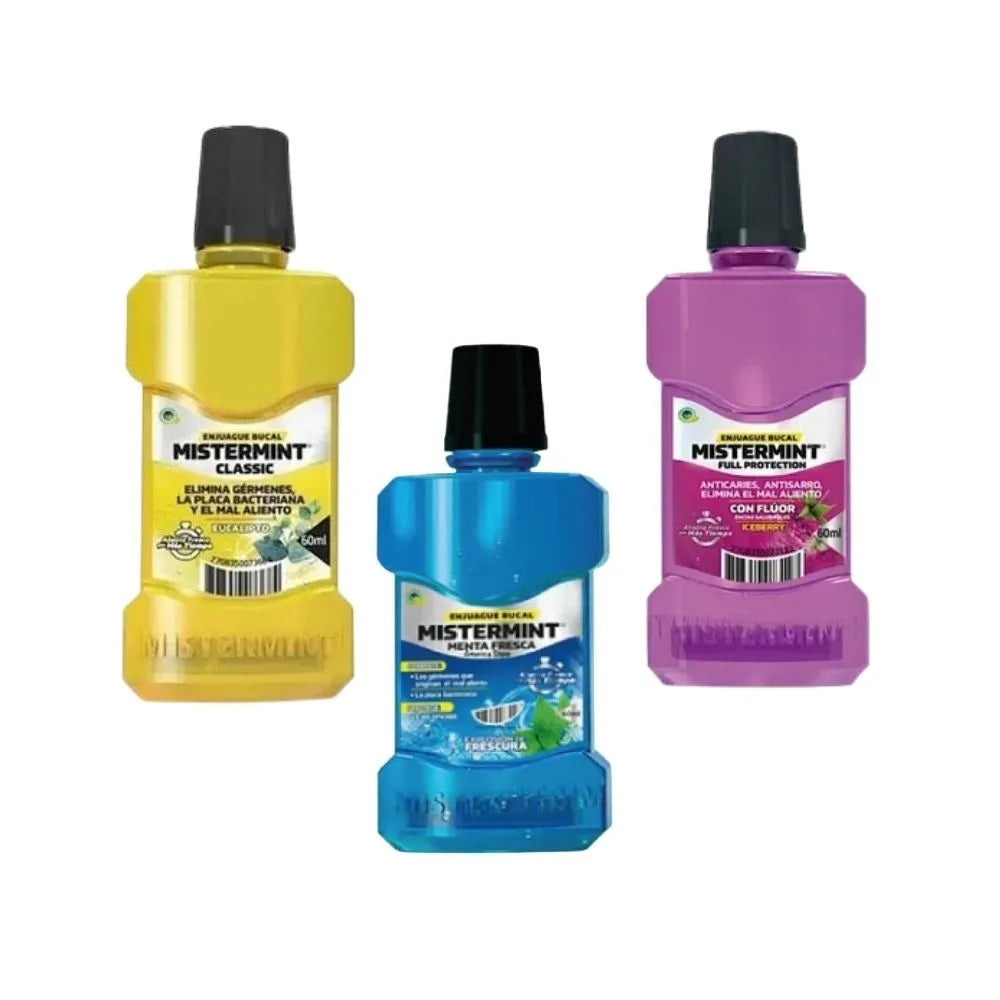 ENJUAGUE BUCAL MISTERMINT 60 ML