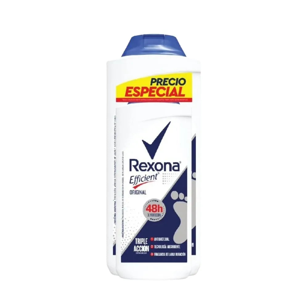 OFERTA TALCO REXONA EFFICIENT 180 G + 55 G