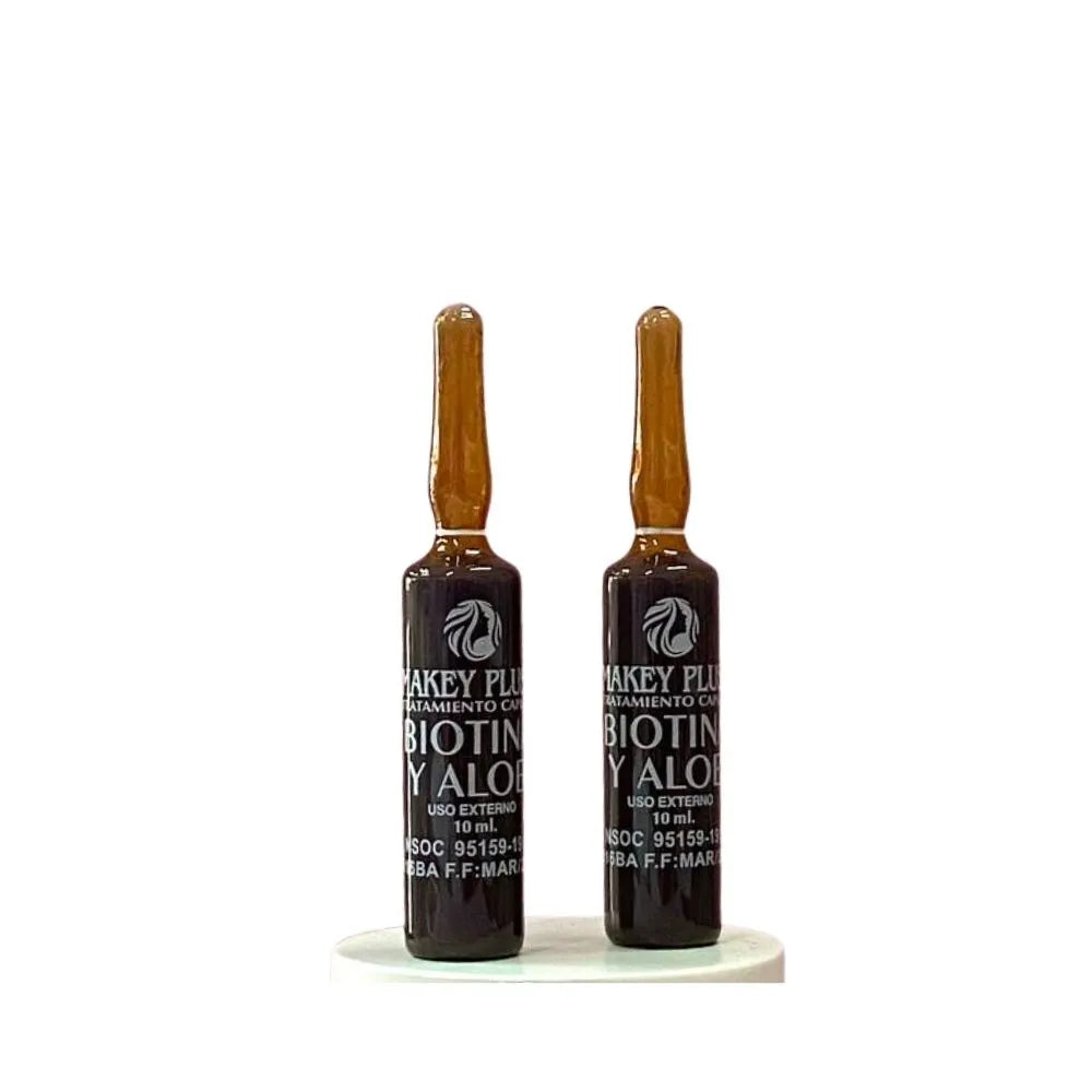 AMPOLLETA BIOTINA Y ALOE VERA MAKEY PLUSS 10 ML