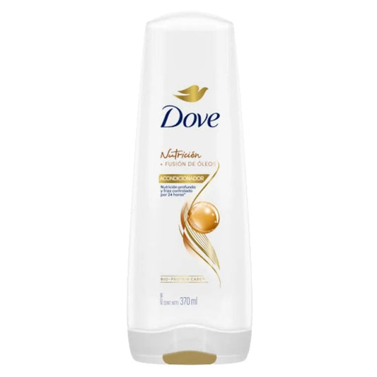 ACONDICIONADOR DOVE NUTRICIÓN + FUSIÓN DE ÓLEOS 370 ML