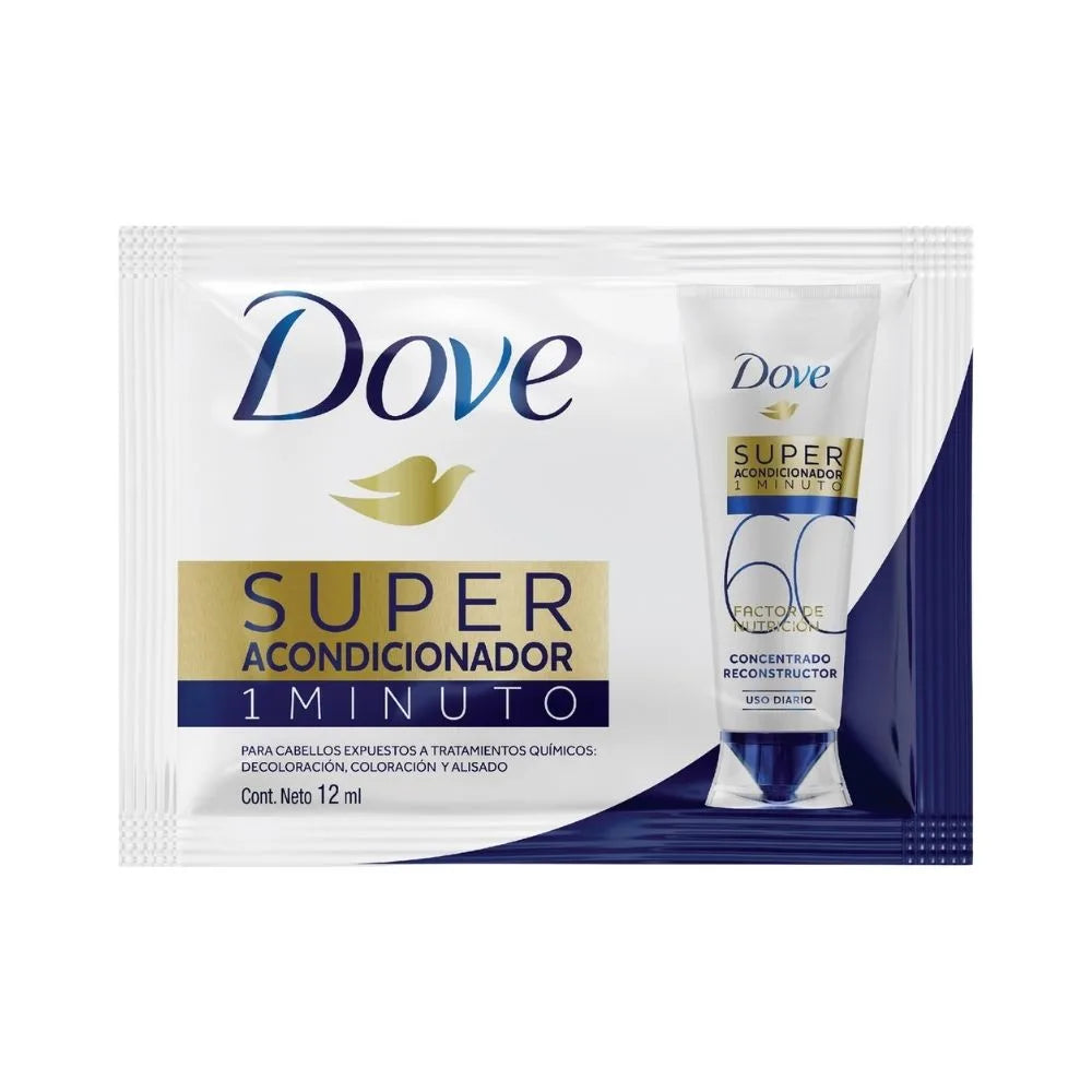 DOVE SUPER ACONDICIONADOR 1 MINUTO SOBRE