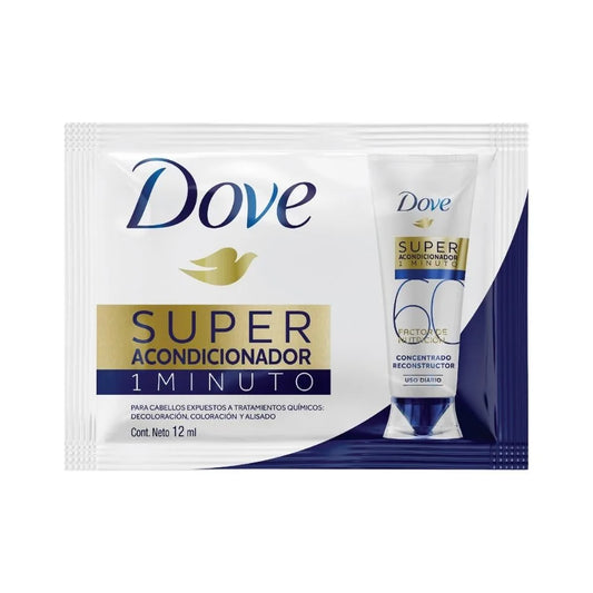 DOVE SUPER ACONDICIONADOR 1 MINUTO SOBRE