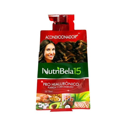 ACONDICIONADOR NUTRIBELA 15 PRO HIALURÓNICO SOBRES 15 ML