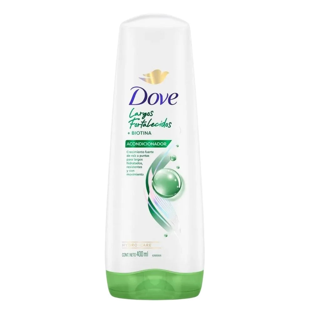 ACONDICIONADOR DOVE LARGOS FORTALECIDOS 400 ML