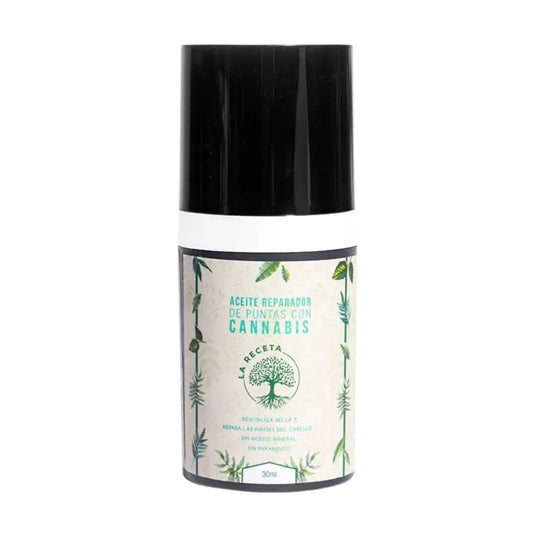 ACEITE REPARADOR DE PUNTAS CON CANNABIS LA RECETA  30 ML