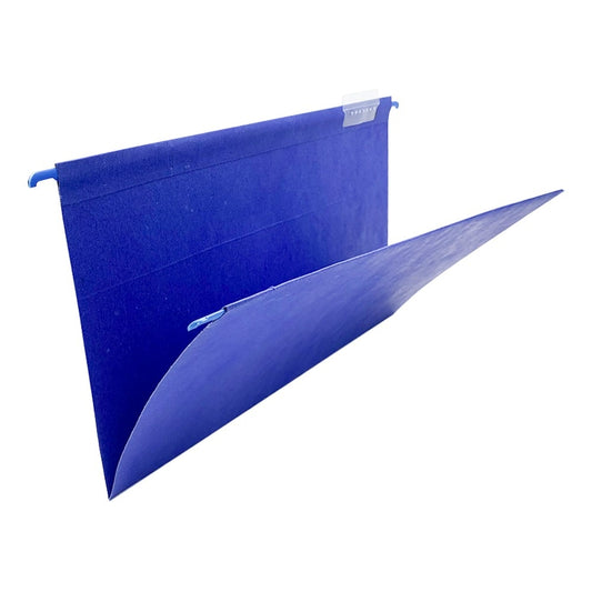 CARPETA COLGANTE AZUL/CAFE VARILLA PLASTICA UND