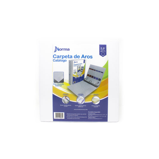 PASTA CATALOGO 2 NORMA BLANCA ARGOLLA O