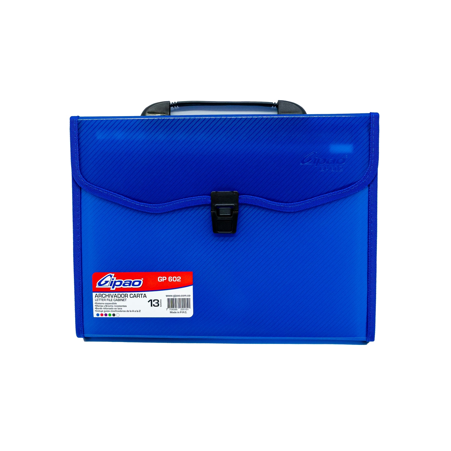 ARCHIVADOR 13B CARTA GIPAO SURTIDO GP602