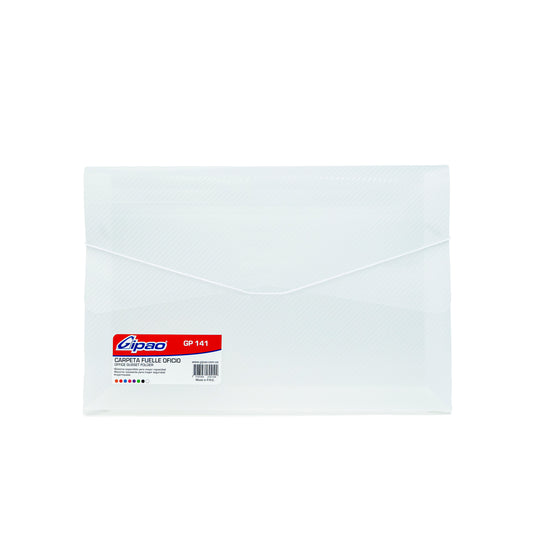 CARPETA FUELLE PLASTICA GIPAO OFICIO GP141