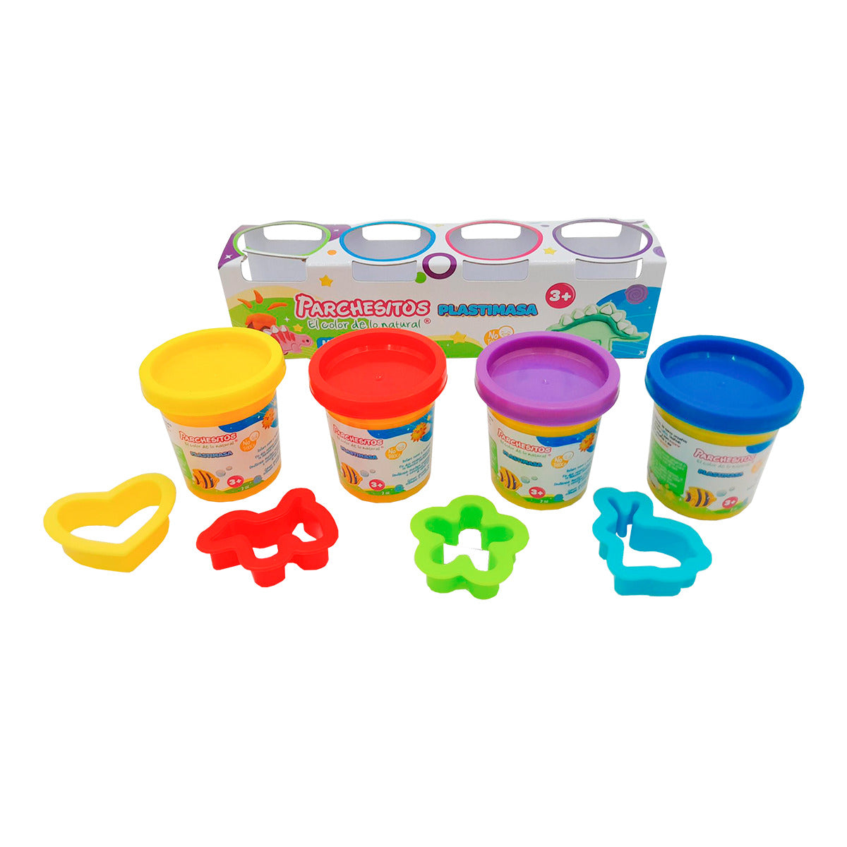 PLASTIMASA PARCHESITOS * 4 UND