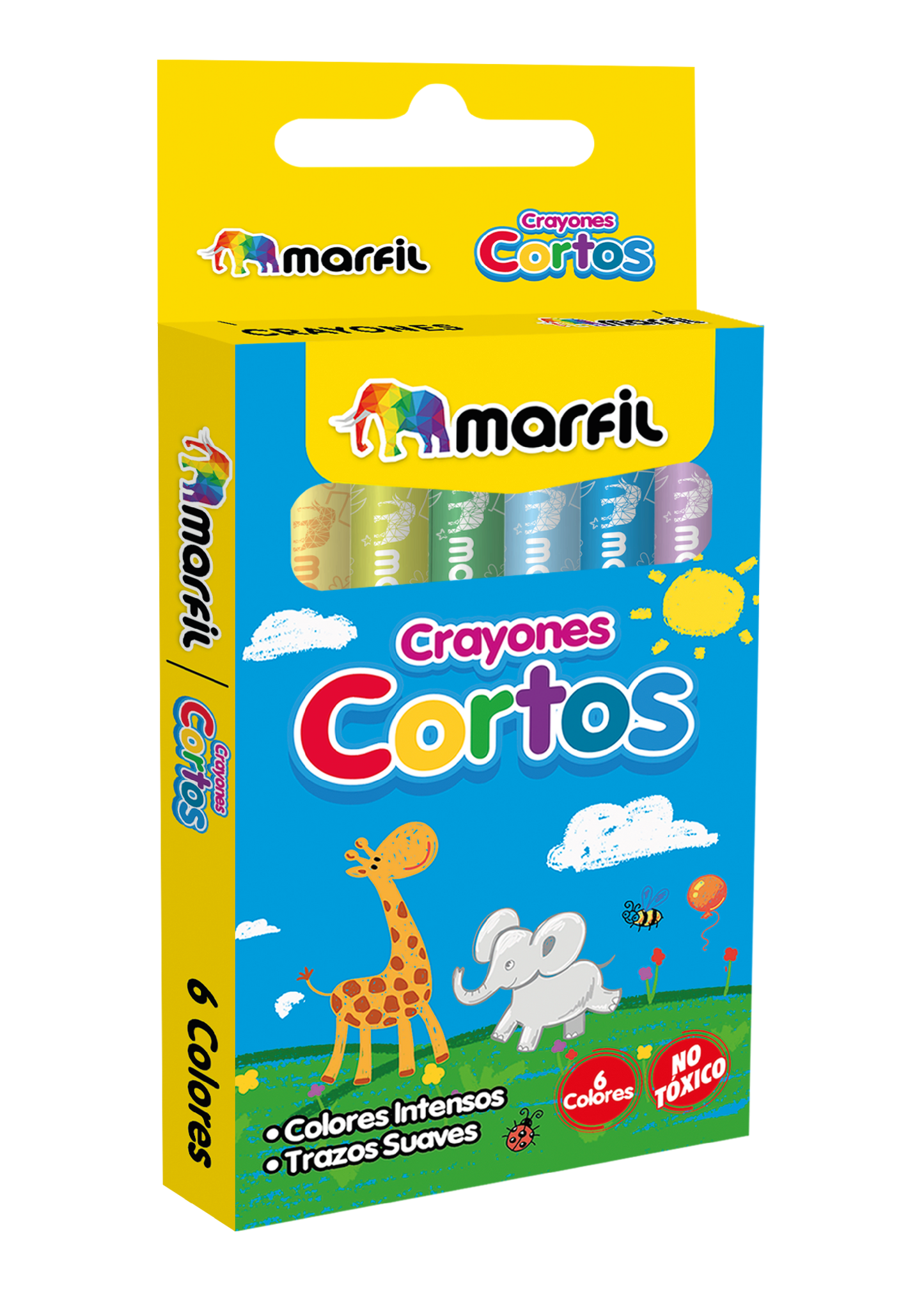 CREYON MARFIL * 6  CORTO