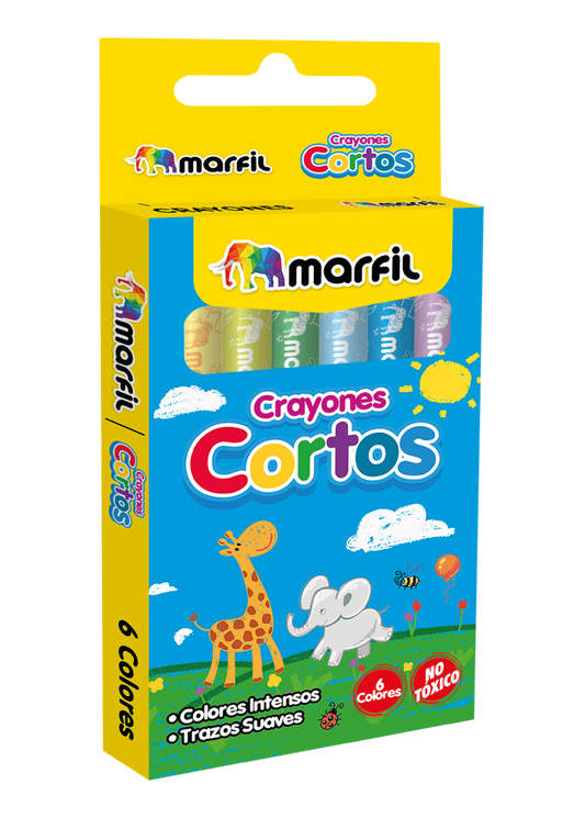 CREYON MARFIL * 6  CORTO