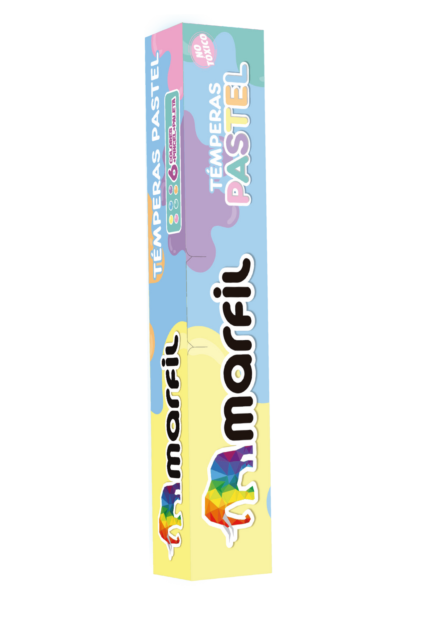 TEMPERA PASTEL MARFIL  CJ * 6 UND