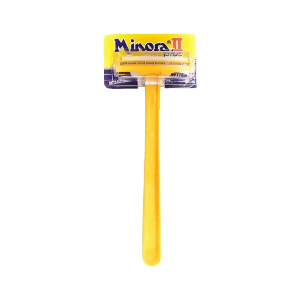 MÁQUINA PARA AFEITAR MINORA AMARILLA