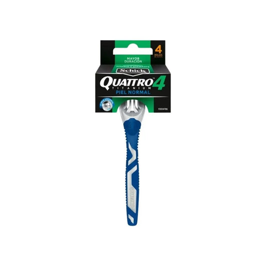 MÁQUINA PARA AFEITAR SCHICK QUATTRO 4 HOJAS