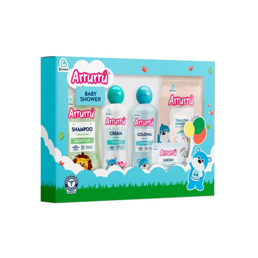 ESTUCHE ARRURRÚ BABY SHOWER AZUL