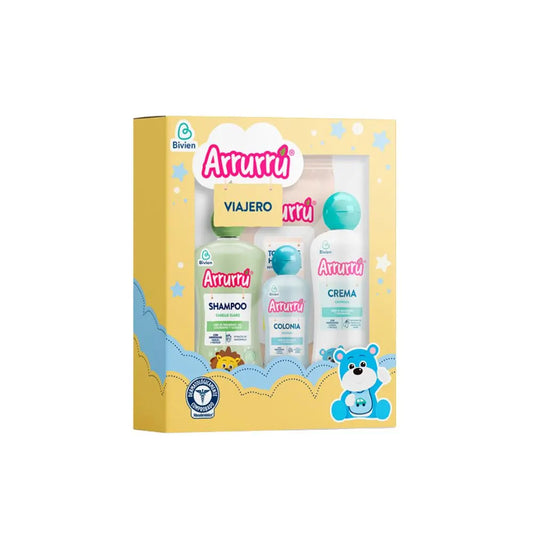 ESTUCHE ARRURRÚ VIAJERO AZUL