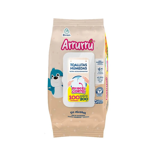 TOALLAS HÚMEDAS ARRURRÚ AVENA Y KARITÉ X 70