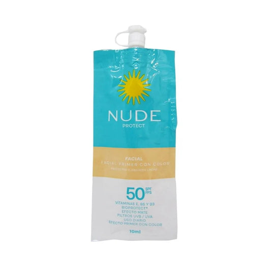 BLOQUEADOR SOLAR NUDE SPF 50 COLOR SOBRES 10 ML