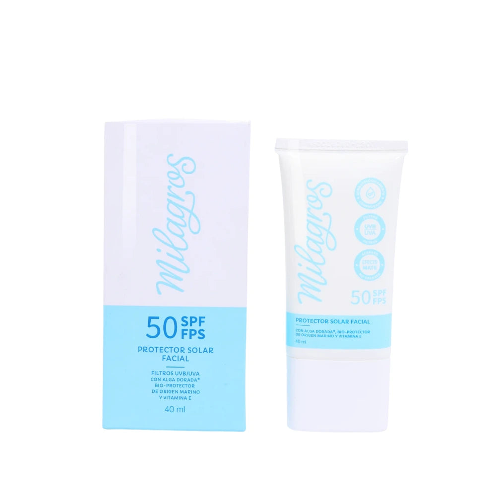 BLOQUEADOR SOLAR SIN COLOR MILAGROS SPF50 40 ML